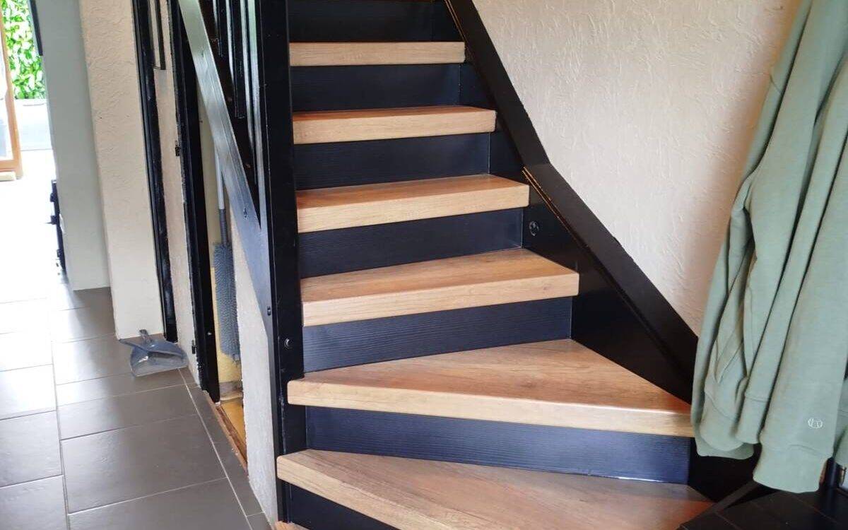 Pourquoi choisir un habillage sans profilés pour vos escaliers intérieurs ? Mulhouse