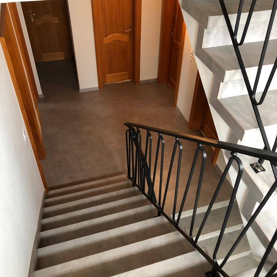 Sols, murs, parois de douche, caissons WC suspendus, salles de bains. Lingolsheim 2