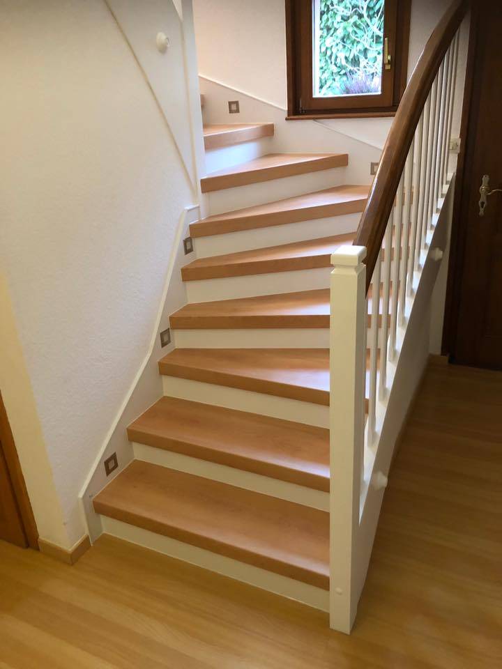 HETRE BLANC 1 | Ets CasaFloor France Rénovation de vos escaliers avec le système stratifié ou vinyle Saint-Louis 1